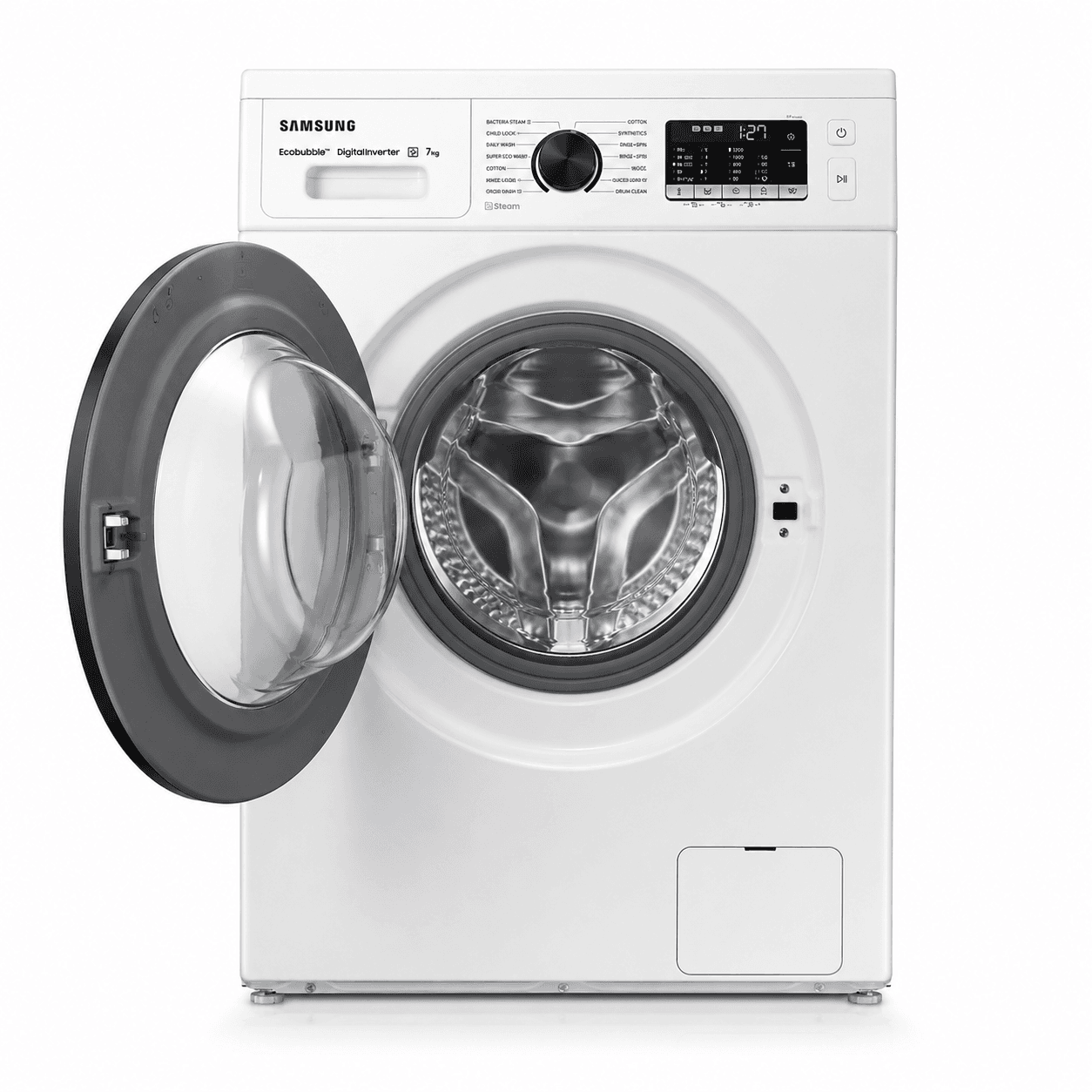 Стиральная машина Samsung WW70AG5S21CELP, с паром, 7кг, 1200об/мин, инверторный