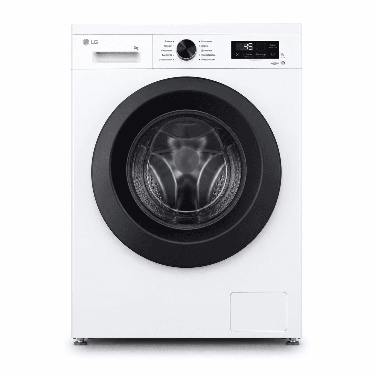 Стиральная машина LG F2Y1HS6W белый + черн ободок